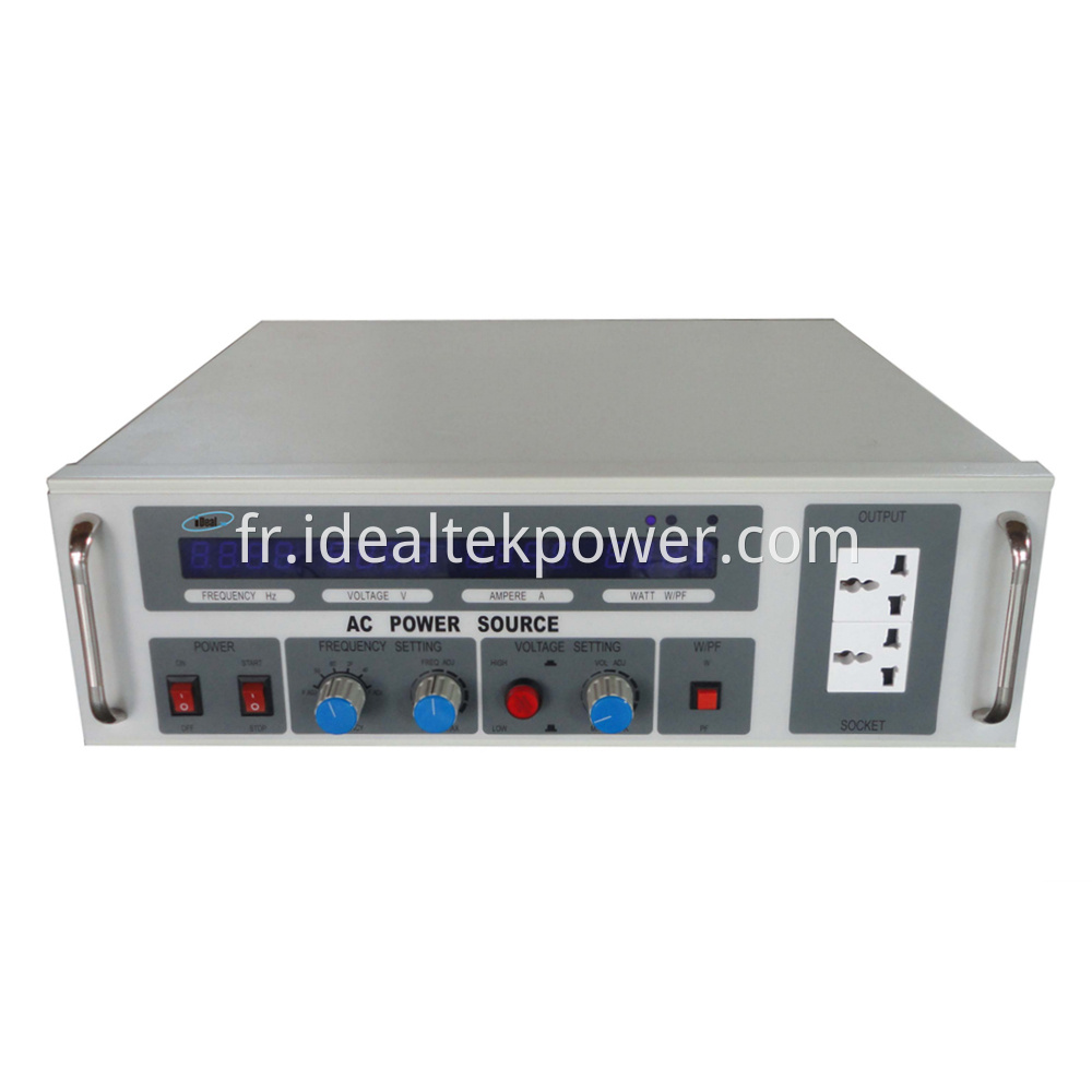 3u Ac Power Supply Front Panel